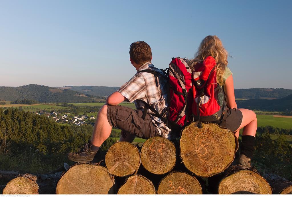 Forellenhof Poggel Eslohe Esterno foto